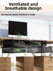 QIMAHUANGZI | Under-Desk Drawer Storage Organizer for Files and Supplies