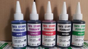 TINTA STEMPEL PLASTIK/PERMANENT KHUSUS BANTALAN ISI 100ML