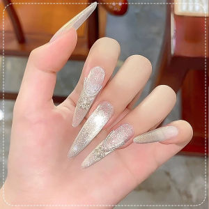 SHAKA Gel Móng Tay Mắt Mèo Trắng 10Ml Mùa Thu Cưới Tính Khí Làm Trắng Móng Tay Nghệ Thuật Tiếp Liệu Dành Cho Nữ