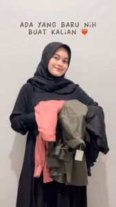 Kemeja Kerja Sanum Blouse Wanita Oversize Lengan Panjang