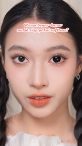 [0.00 s/d -6.00] MAGISTER SOFTLENS MINUSL BIG EYES SOFTLENS DIAMETER 16MM SUPERSIZE SOFTLENS HITAM SOFTLEN DOLL EYES