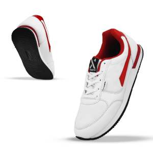 Sepatu X-Fourth Jogger Hitam Putih - Sepatu Sekolah Sneakers Kerja Casual Dan Olaharga Pria Wanita Sneakers