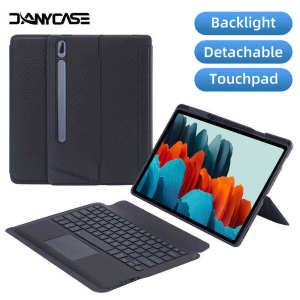 [🇲🇾Stock]DANYCASE Magic Keyboard Case for Samsung Galaxy Tab S9 FE 10.9 S10 Lite S10 FE S11 11inch S9/S8/S7 11A11 A9 Plus S6 Lite 10.4 S10 Plus S9 Plus S9 FE+ S8+ S7+ S7 FE 12.4 A8 Backlit Detachable Wireless Bluetooth-compatiable Keyboard Cover
