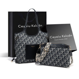 Large Capacity Mother-Child Tote Bag Womens Commuter Bag Floral Print Handbag Shoulder Bag Single Shoulder Shopping Bag