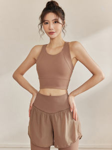 High Intensity Sports Bra Women Running Shock Absorption Fitness Training Heartbeat Rope One Piece Yoga Clothes Underwear