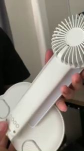 Đèn bàn LED sạc cho bàn học có chụp đèn có quạt cho bàn học Đèn bàn 2 đầu cho bàn học Đèn led phân tán đồng hồ đọc sách có hộp đựng bút Xoay 180° Điều chỉnh độ sáng vô cấp 3 màu sáng trong 1 đèn