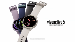 Đồng hồ thông minh Garmin Vivoactive 5 màn hình amoled lưu trữ nhạc GPS - Hàng chính hãng