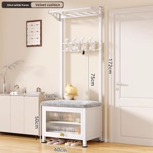 ZHUANJIAO | Multi-functional Coat Rack and Shoe Storage 1 Set