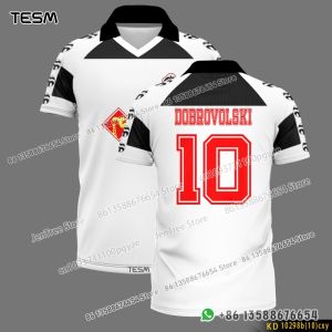 TESM Summer POLO Shirt Men Summer Sports V-neck T-shirt Street Trendy Short Sleeve 3D HD Print T-shirt