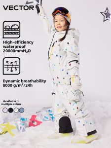 VECTOR | Insulated Wear-resistant Windproof Warm Childrens Ski Set