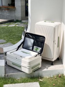 Ultra-Lightside-Opening Luggage 20-Inch Boarding Bag Large Capacity Student New Travel Suitcase Pull Rod 30-Inch Men