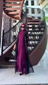 Zahira Dress Ceruty Babydoll Payet Dress Wanita Terbaru 2025 Kekinian Gamis Viral Dress Kondangan