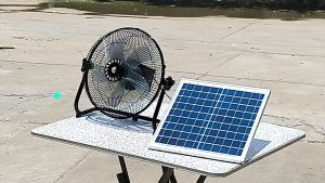 【READY STOCK】Solar Floor Fan 12 Inches COOL POWER Three Stage Speed Regulation Home Kipas Lantai Strong Wind Send DC Charging Cable Commercial Electric Fan Industrial Ground Fan