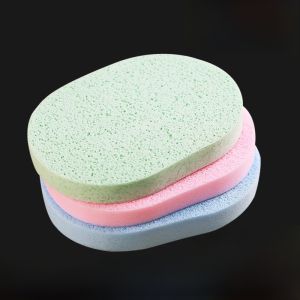 Thickened Natural Sea Algae Face Cleansing Sponge Womens Skin Care Makeup Remover Puff Facial Wash Cotton Baby Cleansing