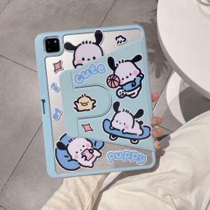 Cute Aesthetic Acrylic Full Cover Protection Case for Xiaomi Redmi Pad 12.1 Inch Anti-Fall Cover with Rotating Stand Leather Case