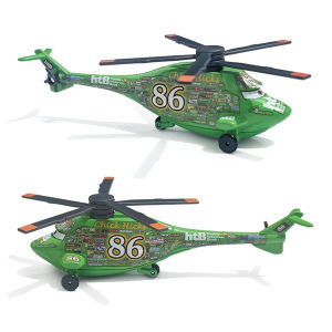 Takara Tomy | Pixar Cars 86 Chick Hicks Helicopter Cartoon Model Car Alloy Material Anime Figure Racing Toys Collectibles Childrens Gifts