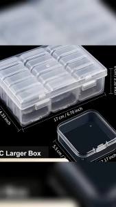 DIY Diamond Painting Embroidery Storage Box Nail Art Jewelry Rhinestone Mosaic Storage Container Multifunctional Storage Box