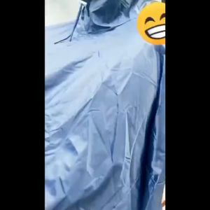 Áo mưa 2 đầu nam nữ có nón vài dù pvc chất lượng dài 1m4 thương hiệu KARAHOUSE - áo mưa 2 dau có nón - áo bảo vệ - ao mua