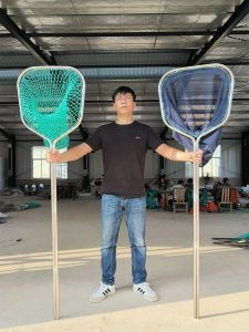 Stainless Steel Integrated Molding Fishing Net Seafood Retrieval Tool Super Hard Fish Catching Gear Outdoor Camping Travel Supplies