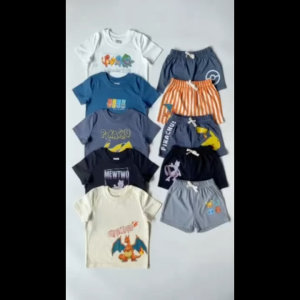 BOHOPANNA - BASIC SET POKEMON BOHOPANNA - BAJU ANAK POKEMON - SETELAN BAJU ANAK POKEMON