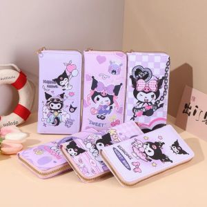 กระเป๋าสตางค์ลาย Hello Kitty Santio มีซิปสำหรับเด็ก กระเป๋าเงิน POUCH koin พวงกุญแจสาวน่ารักกระเป๋าใส่ของได้เยอะ