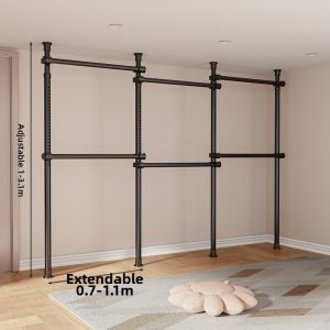 WUBUWEI | Space Saving Telescopic Hanging Clothes Rack