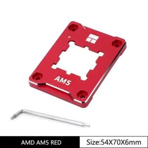 Thermalright | Thermalright ASF AM5 Bộ Chỉnh Sửa Độ Cong CPU Đen/Đỏ AMD Giá Đỡ Chống Cong Bằng Nhôm CNC Tấm Ép Cho Hệ Thống Làm Mát