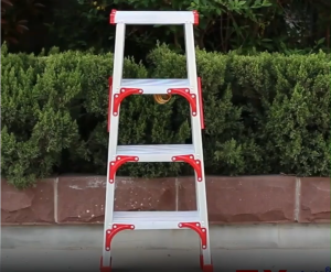 [READY STOCK] Stainless Steel Heavy-Duty Ladder | Foldable | Anti-Slip | 4 to 6 Steps