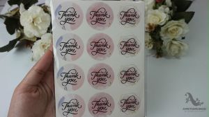 60Pcs Thank You Sticker Label TY036