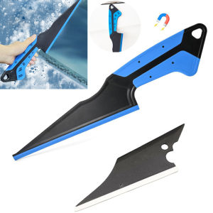15inch Long Bulldozer Squeegee Magnetic Rubber Window Tint Squeegee for Large Areas Car Windshield Cleaning Scraper Water Wiper