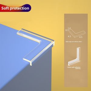 WEIAI | Transparent Silicone Corner Protectors for Tables and Beds