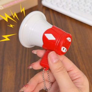 【♡Lovely girls house♡】พวงกุญแจบันทึกทรัมเป็ตมือถือพวงกุญแจแบบพกพาบันทึกได้ของขวัญตลกผู้เล่นเพลง