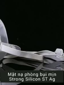 [HCM] Mặt nạ phòng độc - Khẩu Trang phun sơn hóa chất chất liệu silicone mềm -Hesede