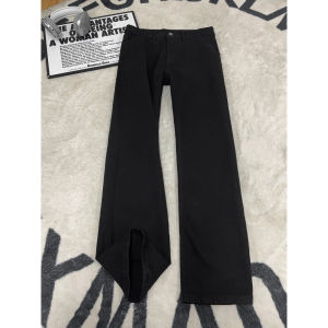 Faded Purple Holey Flared Jeans Cleanfit