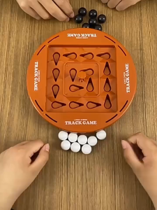 Oldlaiben Logic Chess Board Game Connect 4 Track Logic Board Game Parent Child Interactive Games 益智游戏玩具