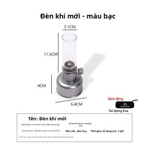 MOUNTAINHIKER Retro Gas Light Set Cho Dã Ngoại Ngoài Trời Cắm Trại Sáng Tạo Máy Tính Để Bàn Đầu Giường Không Khí Xung Quanh Hợp Kim Nhôm Nhẹ Bếp Butan