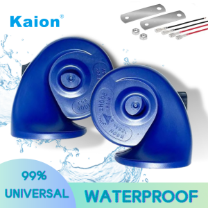 Universal 12V 130DB Super Loud Waterproof Car Snail Air Truck Motorcycle Horn Dual Tone