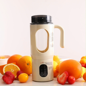 580ML Portable Juicer Blender IPX6 Waterproof Digital 4-Speed Control Rechargeable Ice Crush with 12-Blades Travel Lid for On-the-Go Smoothies