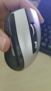 Kebidumei | 2.4G Wireless Mouse 6 Keys Gaming Mouse Ergonomic Silent Mouse 1600DPI Optical Office Mouse Mice for PC Laptop MacBook Windows