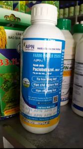 PACLO 250SC AN PHÁT NÔNG Dạng sữa Ra hoa đồng loạt Hạn chế rụng hoa Hạn chế nghẹn hoa chai 1 lít