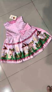 FLOKIDS - DRESS BAYI PEREMPUAN WARNA PINK SLEEVELESS / DRESS BABY GIRL PITA MOTIF BEAR / DRESS BERUANG LUCU / DRESS MEKAR REMPEL BAYI / DRESS PESTA ULANG TAHUN / DRESS KONDANGAN ANAK / DRESS IMPORT CANTIK MEWAH