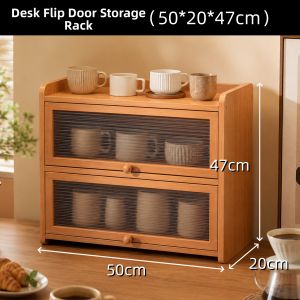 ZHU OU JI | Dustproof Desktop Organizer for Coffee and Tea Cups