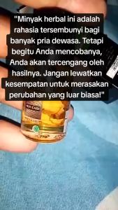 BIO HERBAL Men Care Oil - Minyak Herbal Urut / Pijat untuk Pria - Dengan Ekstra Ginseng - BPOM