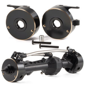 CNC Brass Steering Knuckle Weights for Vanquish F10 F10T D44 HD44 SCX10 II Rockjock F9 Straight Axle VS4-10 RC Crawler Parts