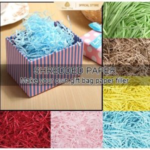 Cheapest Shredded Paper | Colorful Paper Gift Packaging | Paper Fillers Crinkled 20/100 grams