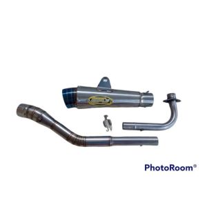 KNALPOT DPJ JIGSAW UJUNG BLU SARANGAN STENGAH BUAT MOTOR JUPITER VEGA SHOGUN KARISMA C70 REVO VEGA R DLL BUKAN DSS DSM FANTERA PEKAJAMAN CTS BSS KJS RSM