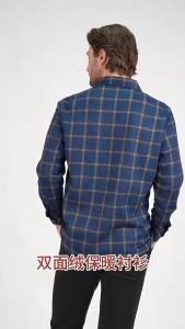 Winter Warm Mens Plaid Shirts Thickened Flannel Casual Menswear Long Sleeve Plus Size Office Workwear Casual Male Check Shirts
