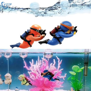 V.TOP Hiasan Aquarium Miniatur Penyelam Floating Dekorasi Aquascape Termurah