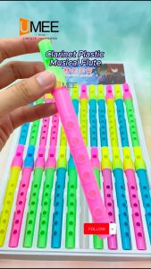 24Pcs Party Gift Clarinet Plastic Musical Flute Pad for Party Gift-Loot bag Filler