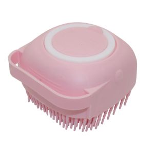 Pet Dog Shampoo Brush Silicone Cat Massage Comb Grooming Scrubber for Bathing Short Hair Soft Puppy Clean Brush Dog Bath Brush